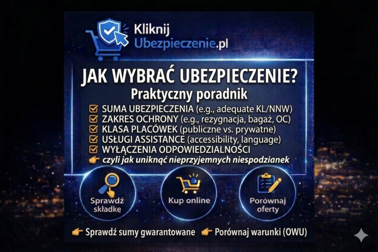 Na co zwrócić uwagę przy wyborze ubezpieczenia? Praktyczny poradnik